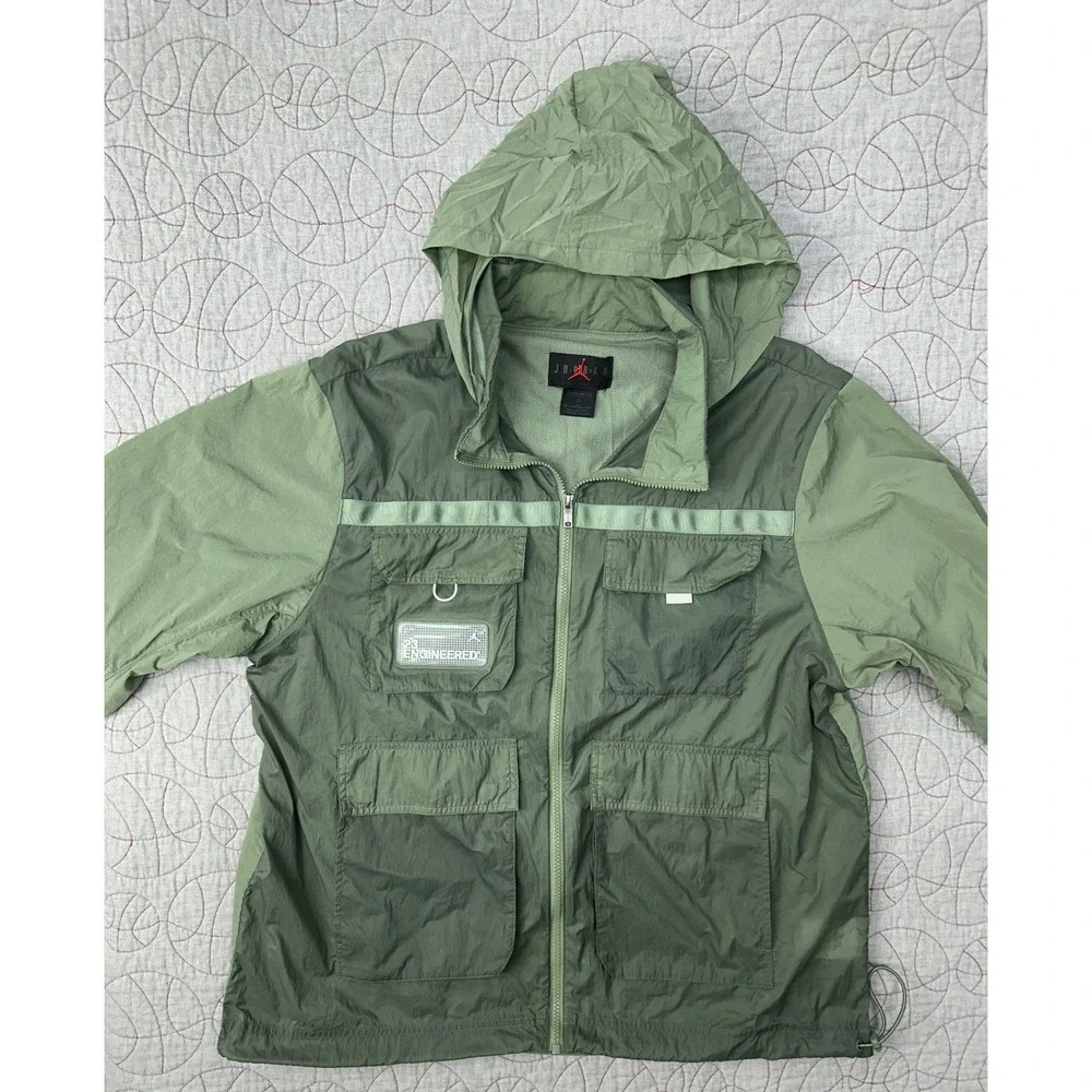 Jordan 23 Engineered Full-Zip Jacket Spiral Sage CK8935-313 / Mens XL